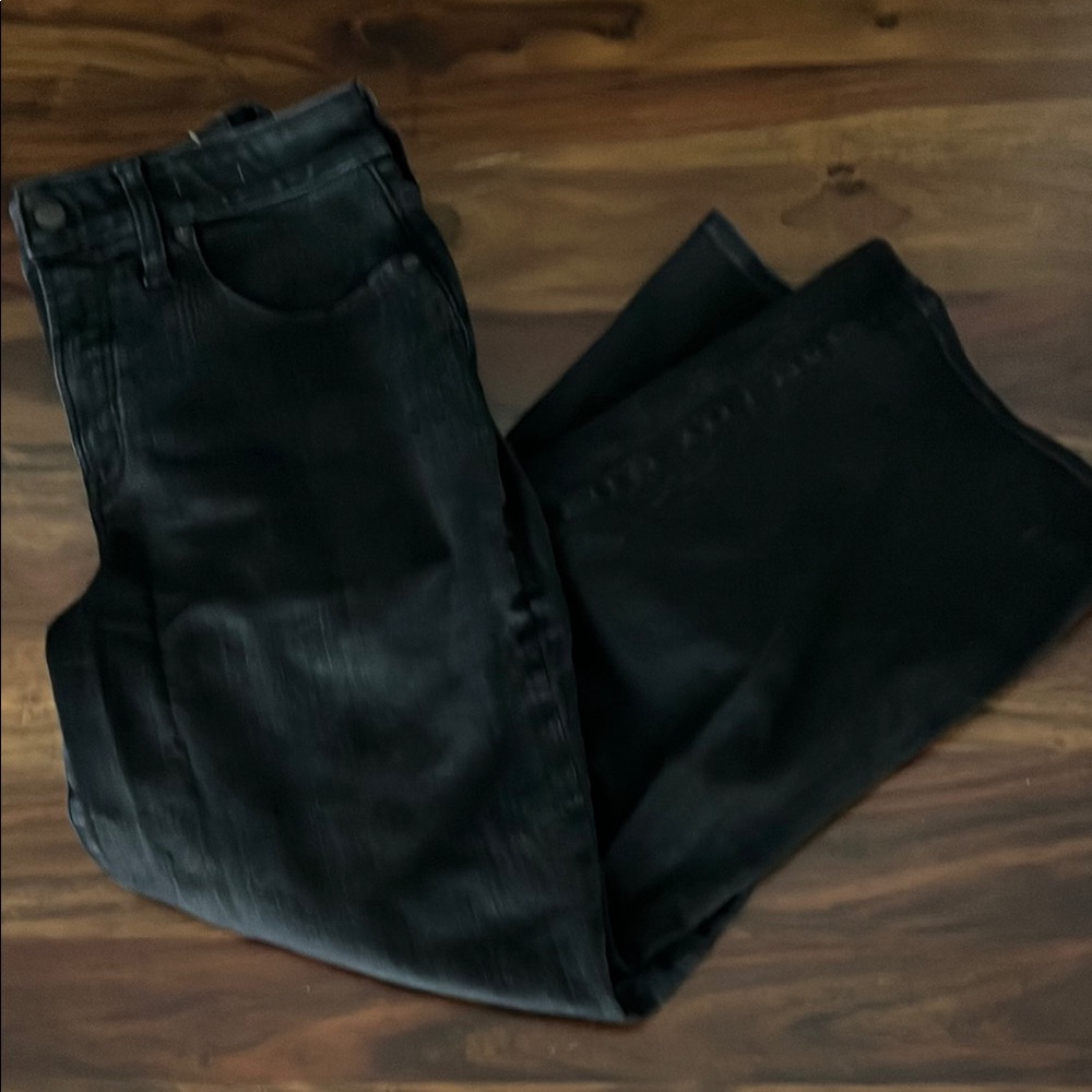 Madewell Wide Leg Black Jeans
